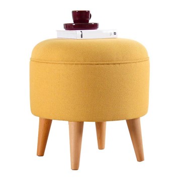 Taboret PIXI Ø 40 cm żółty