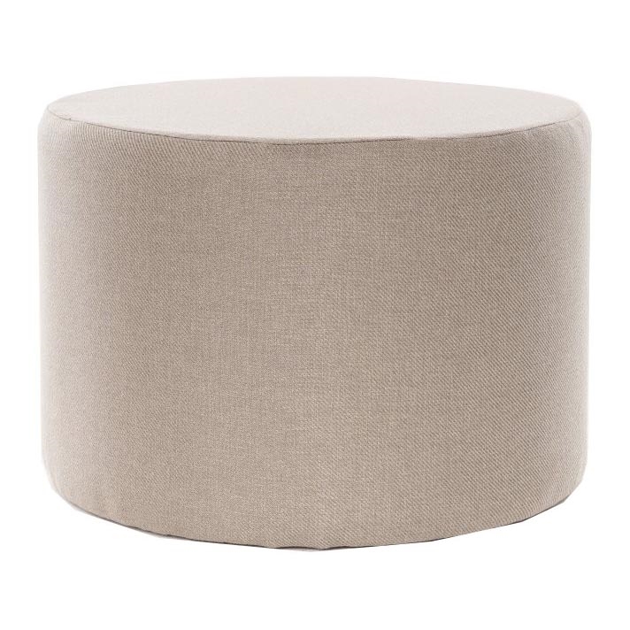 Taboret RABO, średnica 58 cm, beżowy