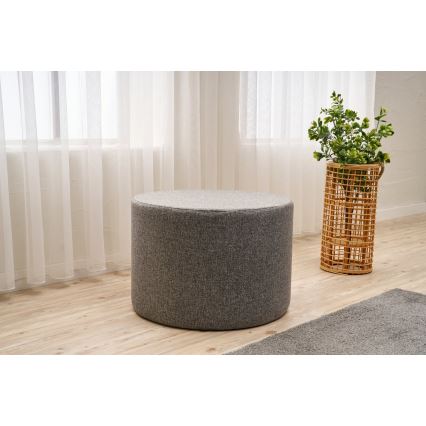Taboret RABO, średnica 58 cm, szary