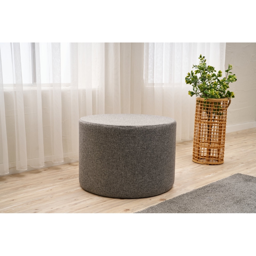 Taboret RABO, średnica 58 cm, szary