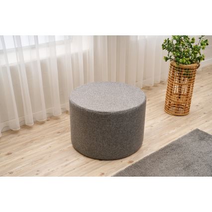 Taboret RABO, średnica 58 cm, szary