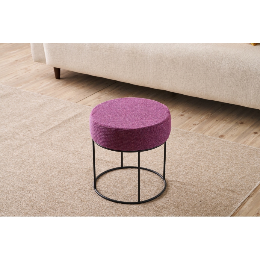 Taboret RELO śr. 40 cm różowy