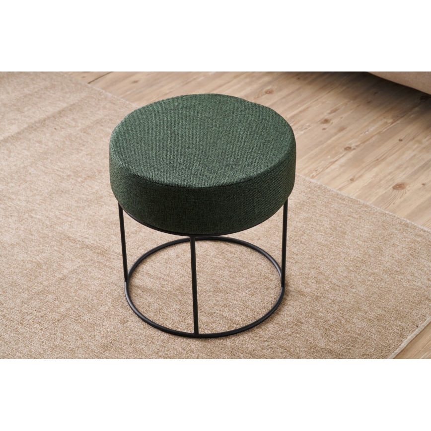 Taboret RELO Ø 40 cm zielony