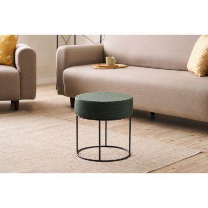 Taboret RELO Ø 40 cm zielony