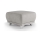 Taboret RIMINI 66x66 cm jasnoszary