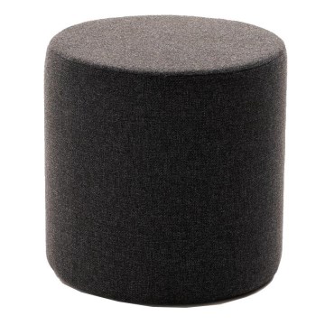 Taboret RONDO Ø 40 cm ciemny brąz