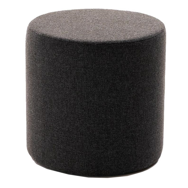 Taboret RONDO Ø 40 cm ciemny brąz