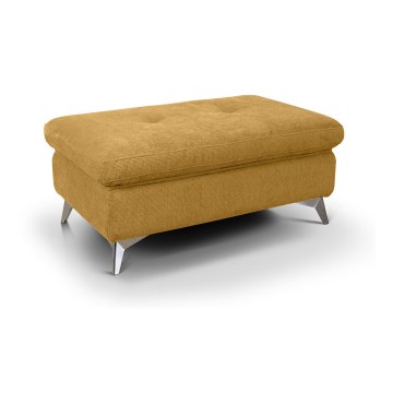 Taboret SALERNO 66x100 cm żółty