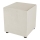 Taboret SIX 40x40 cm kremowy