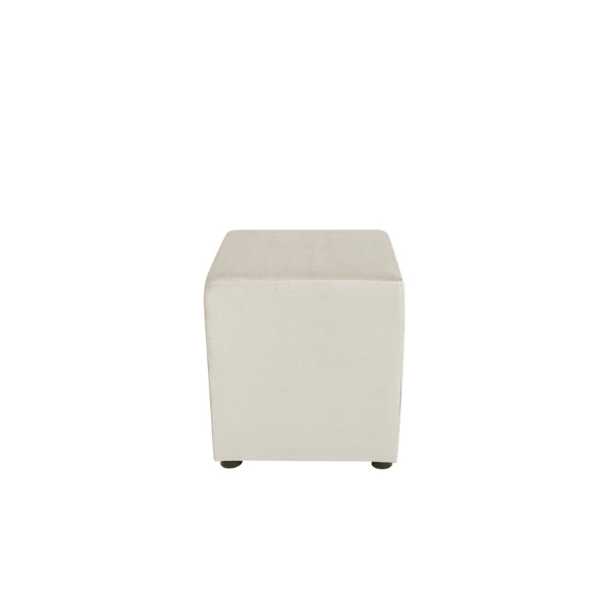 Taboret SIX 40x40 cm kremowy