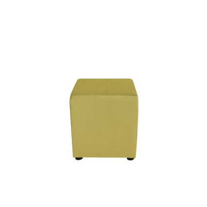 Taboret SIX 40x40 cm żółty