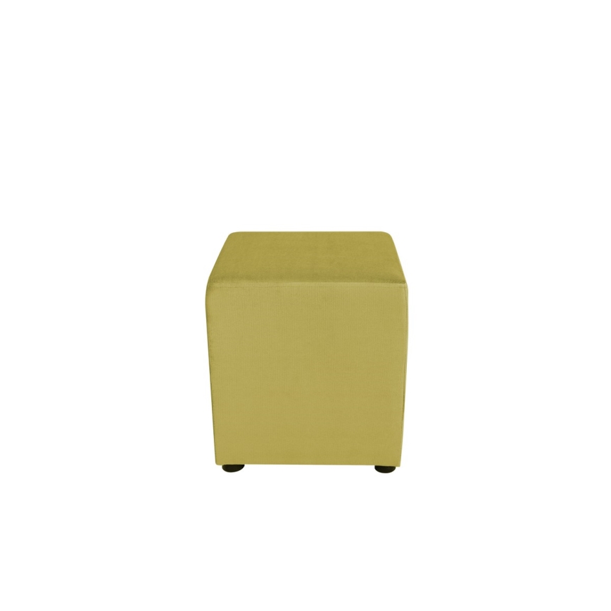 Taboret SIX 40x40 cm żółty