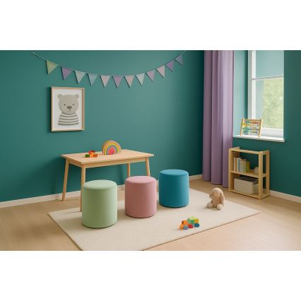 Taboret VEX, średnica 36 cm, jasnozielony