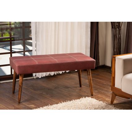 Taboret VITO 46x92 cm czerwony