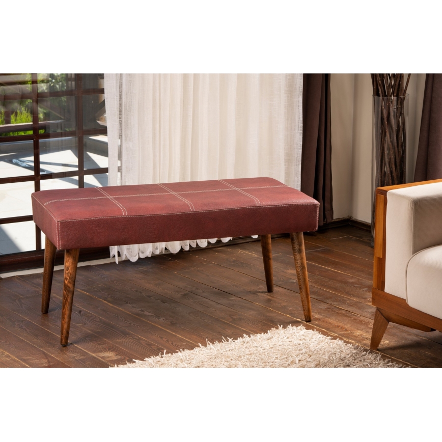 Taboret VITO 46x92 cm czerwony