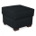 Taboret VIVA 51x51 cm czarny