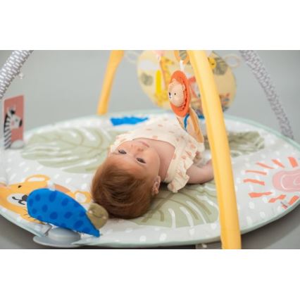 Taf Toys - Dziecięca mata do zabawy z trapezem sawanna 2xAAA