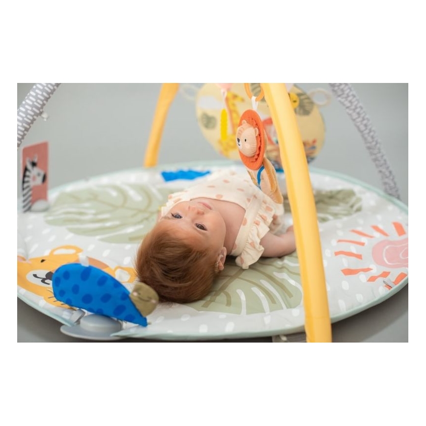 Taf Toys - Dziecięca mata do zabawy z trapezem sawanna 2xAAA