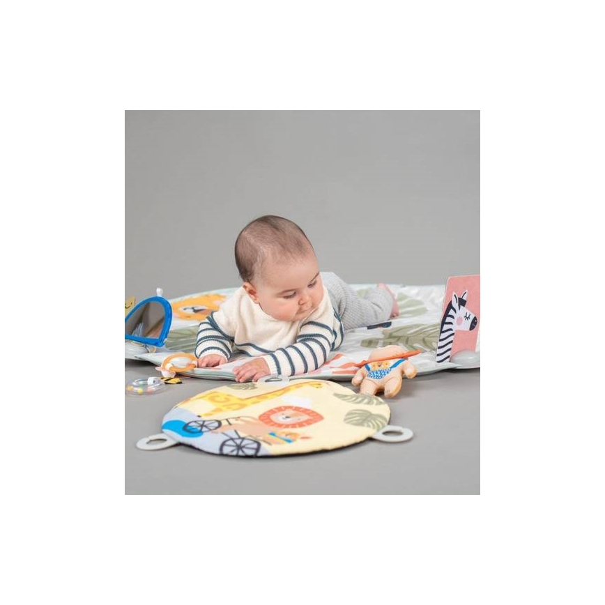 Taf Toys - Dziecięca mata do zabawy z trapezem sawanna 2xAAA