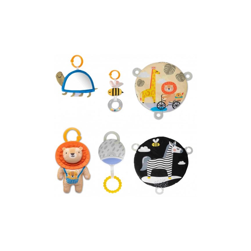 Taf Toys - Dziecięca mata do zabawy z trapezem sawanna 2xAAA