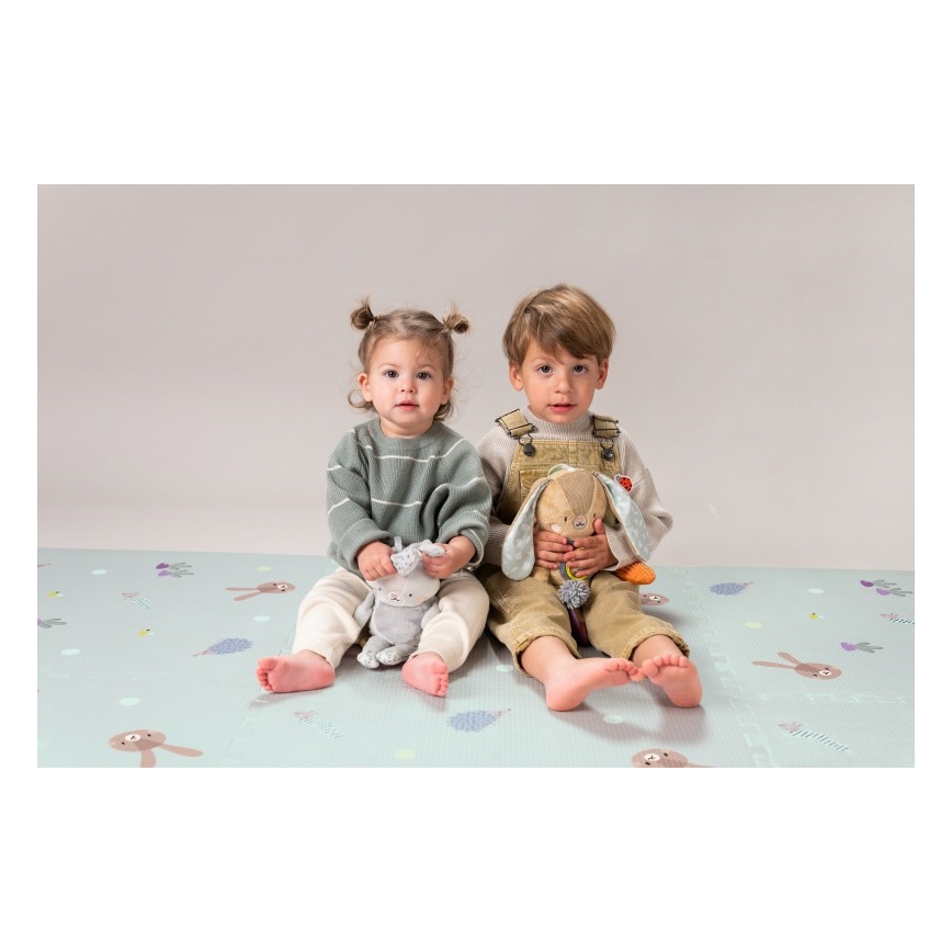 Taf Toys - Mata do zabawy dla dzieci XL Puzzle Ogród
