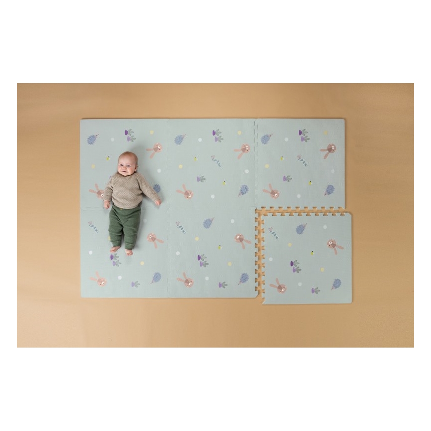 Taf Toys - Mata do zabawy dla dzieci XL Puzzle Ogród