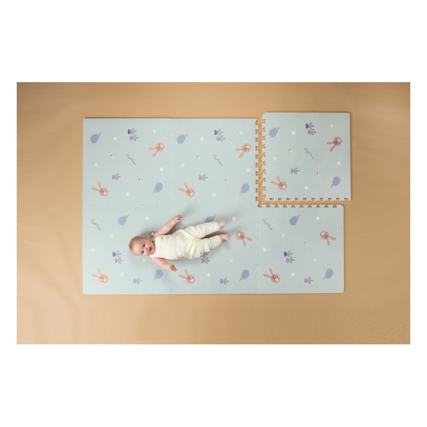 Taf Toys - Mata do zabawy dla dzieci XL Puzzle Ogród