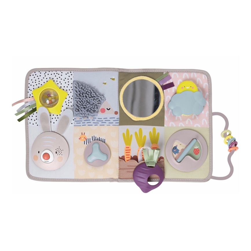 Taf Toys - Mata edukacyjna na łóżeczko dziecięce Ogród 3xAAA