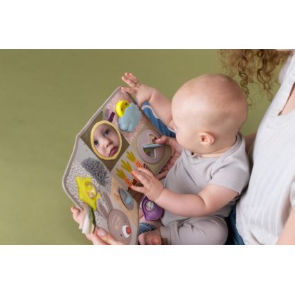 Taf Toys - Mata edukacyjna na łóżeczko dziecięce Ogród 3xAAA