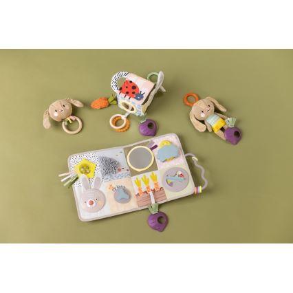 Taf Toys - Mata edukacyjna na łóżeczko dziecięce Ogród 3xAAA