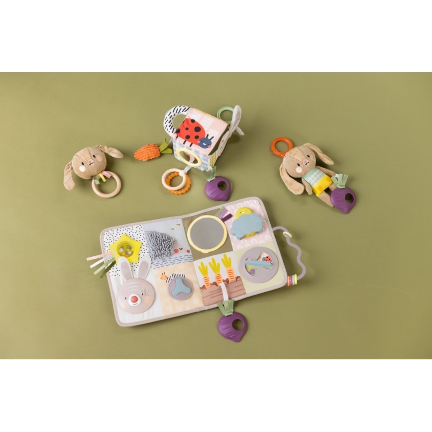 Taf Toys - Mata edukacyjna na łóżeczko dziecięce Ogród 3xAAA