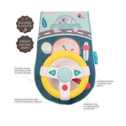 Taf Toys - Zawieszana kierownica do samochodu koala 2xAA