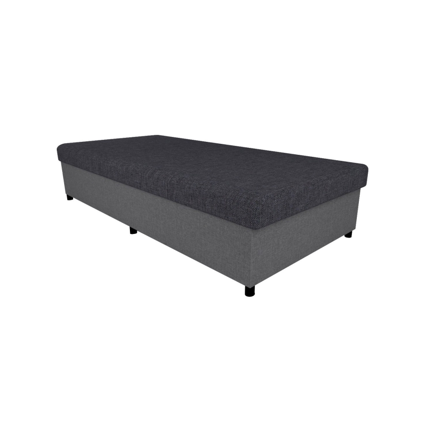 Tapicerowana leżanka z pojemnikiem CORY 80x200 szara