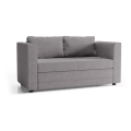 Tapicerowana rozkładana dwuosobowa sofa z podłokietnikami LAYLA szara