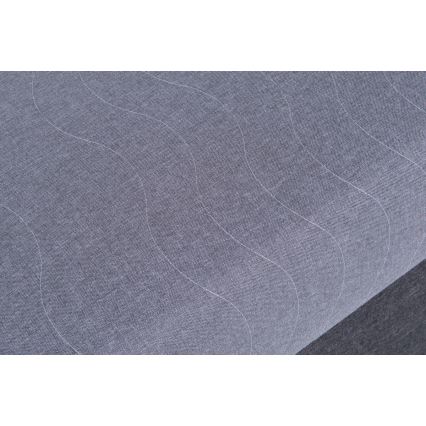 Tapicerowane łóżko dzienne z miejscem do przechowywania JACOB XL nośność 130 kg 90x200 cm szary