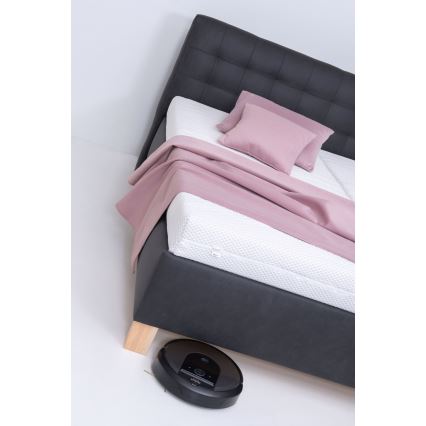 Tapicerowane łóżko z pojemnikiem bez materaca VIOLET 160x200 cm antracytowy