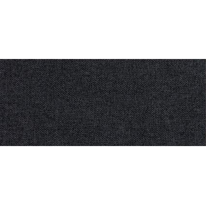 Tapicerowany, uniwersalny, rozkładany narożnik w kształcie U OXFORD czarny/szary