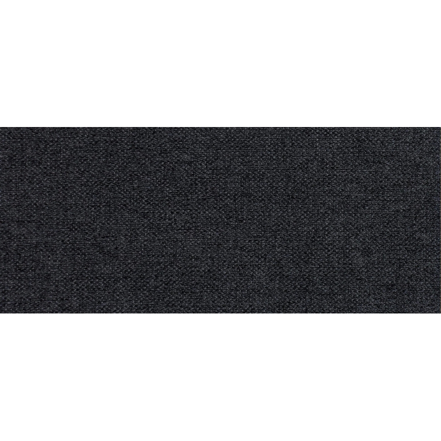 Tapicerowany, uniwersalny, rozkładany narożnik w kształcie U OXFORD czarny/szary