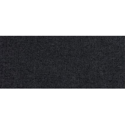 Tapicerowany uniwersalny rozkładany narożnik w kształcie U YORK szary/czarny