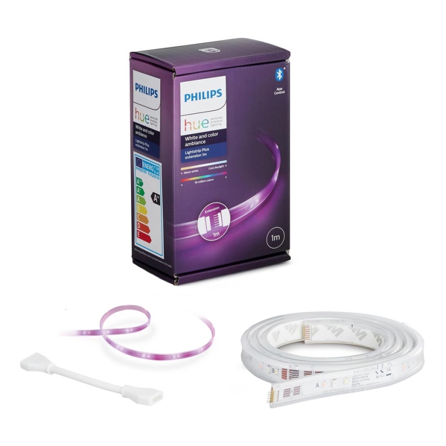 Taśma LED RGBW ściemnialna Philips Hue WHITE AND COLOR AMBIANCE 1 m LED/11 W/12 V
