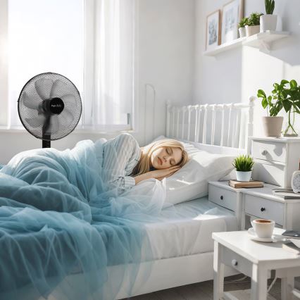 Taylor Swoden - Wentylator stojący 50W/230V 122 cm czarny