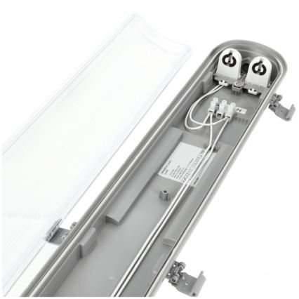 Techniczna oprawa świetlówkowa LED T8 2x G13/18W/230V 6500K IP65 127 cm