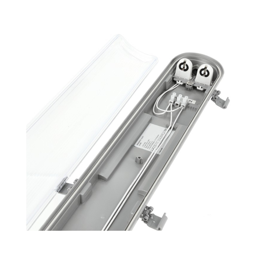 Techniczna oprawa świetlówkowa LED T8 2x G13/18W/230V 6500K IP65 127 cm