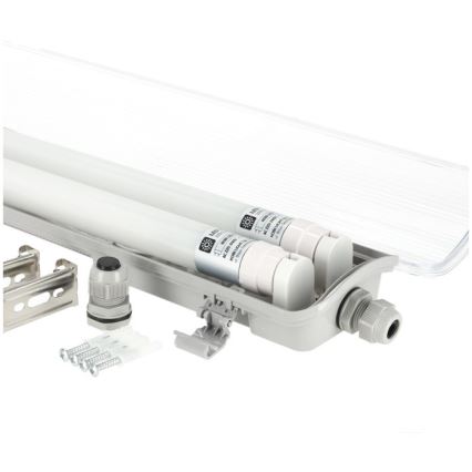 Techniczna oprawa świetlówkowa LED T8 2x G13/18W/230V 6500K IP65 127 cm