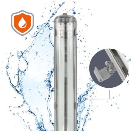 Techniczna oprawa świetlówkowa LED T8 2xG13/18W/230V 4000K IP65 127 cm