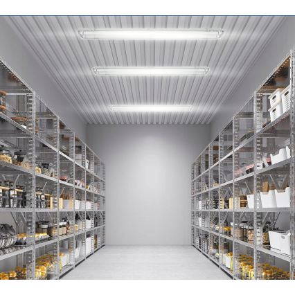 Techniczna oprawa świetlówkowa LED T8 2xG13/20W/230V 6500K 120 cm IP65 biała