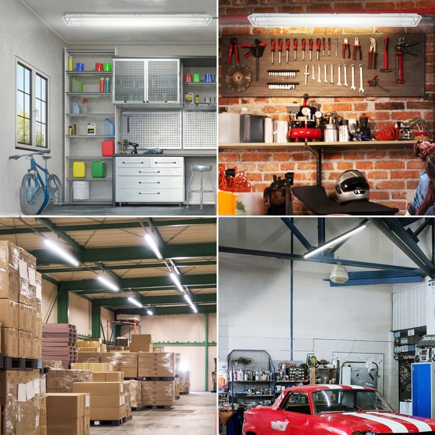 Techniczna oprawa świetlówkowa LED T8 2xG13/20W/230V 6500K 120 cm IP65 biała