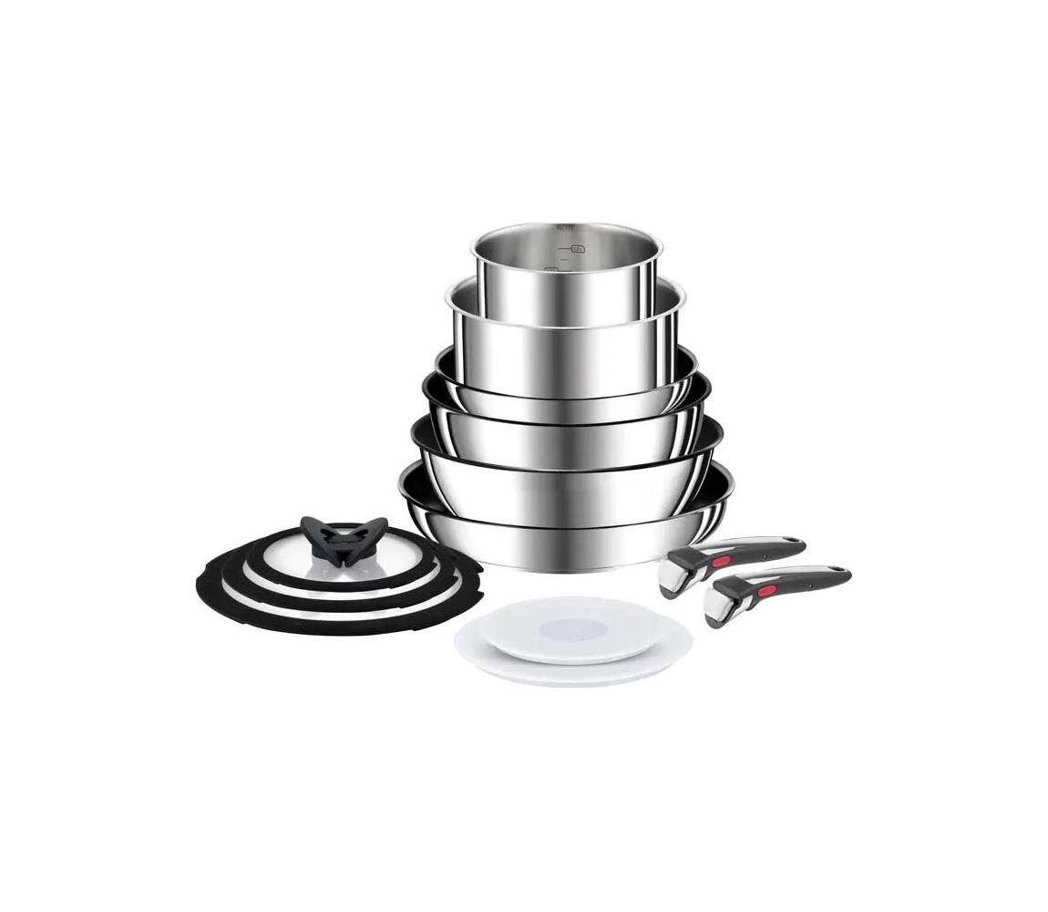 Tefal - 13-częściowy zestaw naczyń INGENIO PREFERENCE ON ze stali nierdzewnej