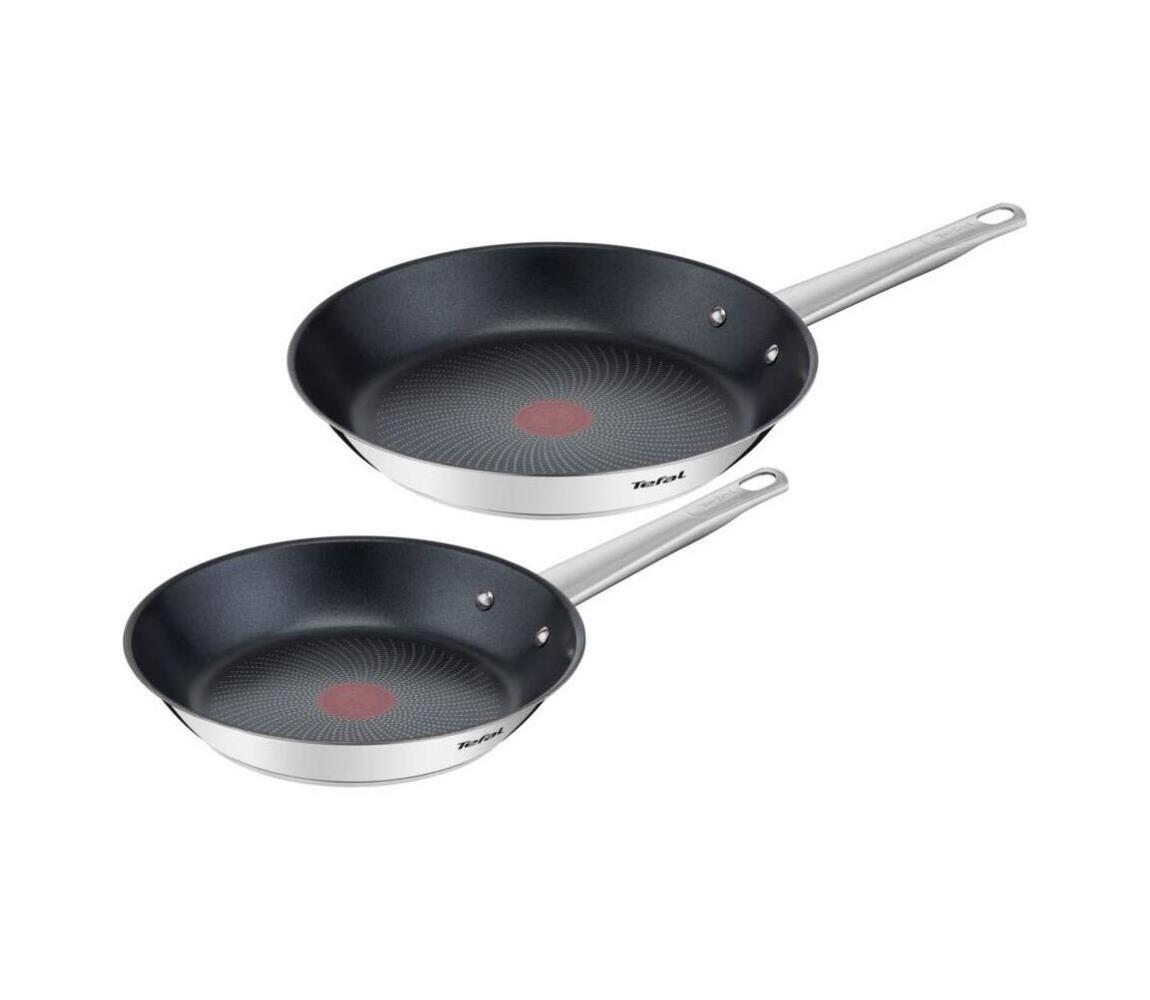 Tefal - 2-częściowy zestaw patelni COOK EAT 24/28 cm
