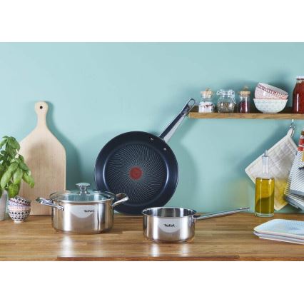 Tefal - 2-częściowy zestaw patelni COOK EAT 24/28 cm